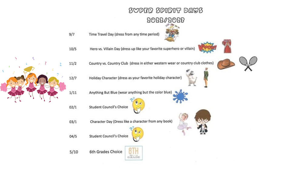  Super Spirit Days